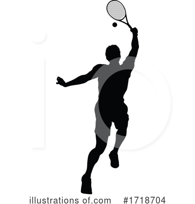 Royalty-Free (RF) Tennis Clipart Illustration by AtStockIllustration - Stock Sample #1718704