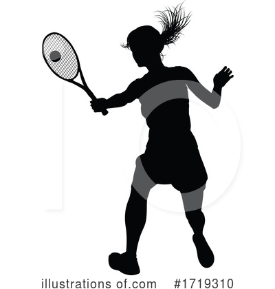 Royalty-Free (RF) Tennis Clipart Illustration by AtStockIllustration - Stock Sample #1719310