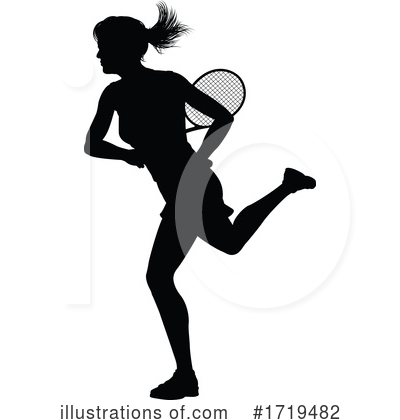 Royalty-Free (RF) Tennis Clipart Illustration by AtStockIllustration - Stock Sample #1719482