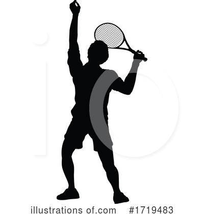 Royalty-Free (RF) Tennis Clipart Illustration by AtStockIllustration - Stock Sample #1719483