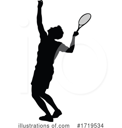 Royalty-Free (RF) Tennis Clipart Illustration by AtStockIllustration - Stock Sample #1719534