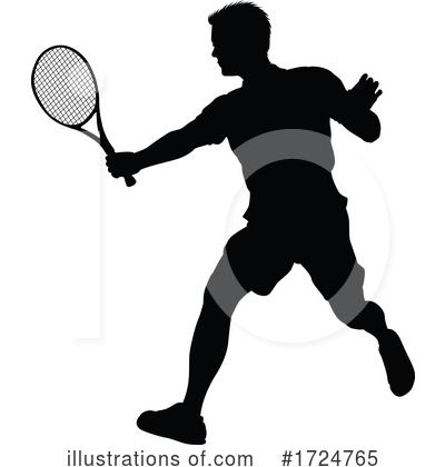 Royalty-Free (RF) Tennis Clipart Illustration by AtStockIllustration - Stock Sample #1724765