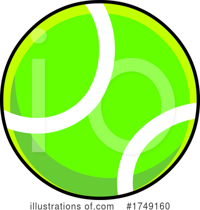 Tennis Ball Clipart #1749160 by Hit Toon