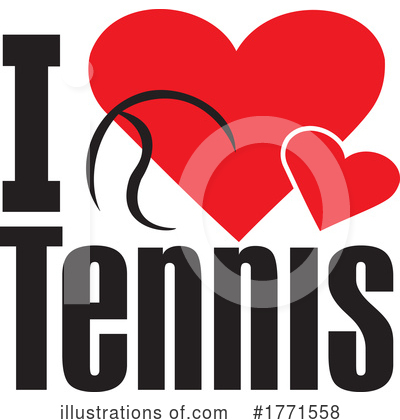 Tennis Clipart #1771558 by Johnny Sajem