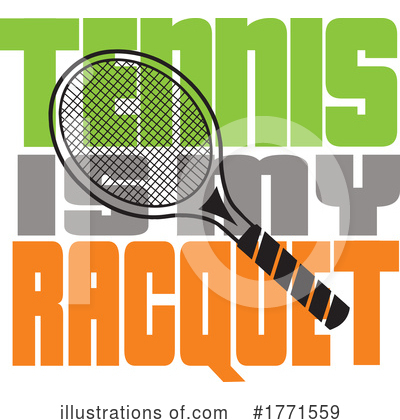 Tennis Clipart #1771559 by Johnny Sajem