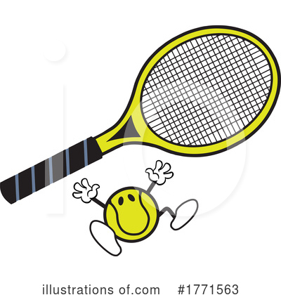 Tennis Clipart #1771563 by Johnny Sajem