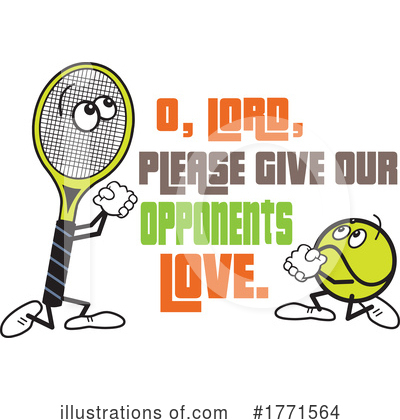 Tennis Clipart #1771564 by Johnny Sajem