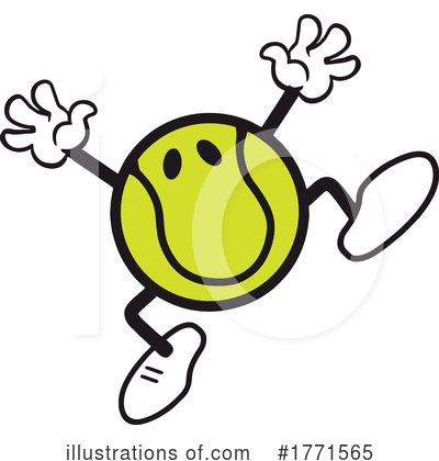 Tennis Clipart #1771565 by Johnny Sajem