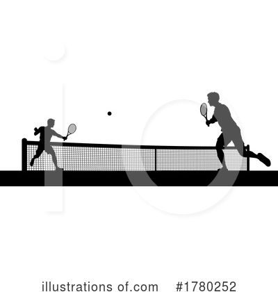 Royalty-Free (RF) Tennis Clipart Illustration by AtStockIllustration - Stock Sample #1780252
