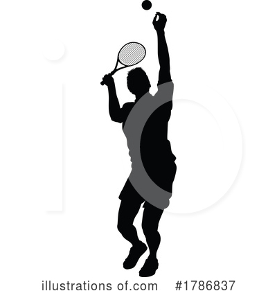 Royalty-Free (RF) Tennis Clipart Illustration by AtStockIllustration - Stock Sample #1786837