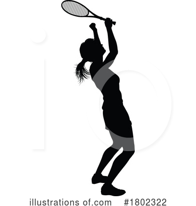 Royalty-Free (RF) Tennis Clipart Illustration by AtStockIllustration - Stock Sample #1802322