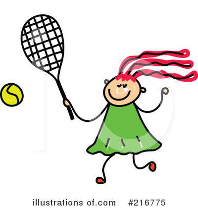 Royalty-Free (RF) Tennis Clipart Illustration by Prawny - Stock Sample #216775