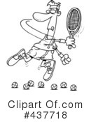 Tennis Clipart #437718 by toonaday