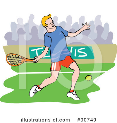 Royalty-Free (RF) Tennis Clipart Illustration by Prawny - Stock Sample #90749