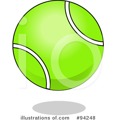 Royalty-Free (RF) Tennis Clipart Illustration by Pams Clipart - Stock Sample #94248