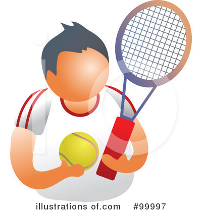 Royalty-Free (RF) Tennis Clipart Illustration by Prawny - Stock Sample #99997