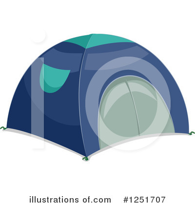 Royalty-Free (RF) Tent Clipart Illustration by BNP Design Studio - Stock Sample #1251707