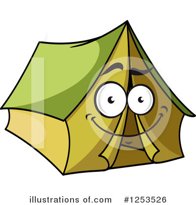Royalty-Free (RF) Tent Clipart Illustration by Vector Tradition SM - Stock Sample #1253526