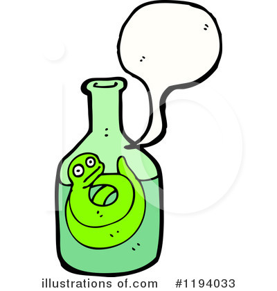 Royalty-Free (RF) Tequilla Worm Clipart Illustration by lineartestpilot - Stock Sample #1194033