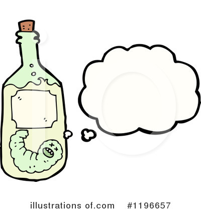 Royalty-Free (RF) Tequilla Worm Clipart Illustration by lineartestpilot - Stock Sample #1196657