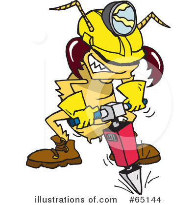 Royalty-Free (RF) Termite Clipart Illustration by Dennis Holmes Designs - Stock Sample #65144