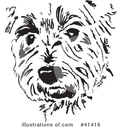 Royalty-Free (RF) Terrier Clipart Illustration by Prawny - Stock Sample #41416