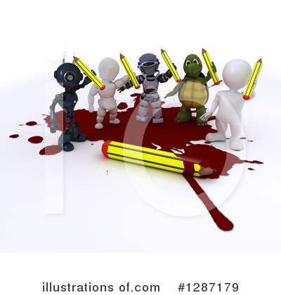 Royalty-Free (RF) Terrorism Clipart Illustration by KJ Pargeter - Stock Sample #1287179