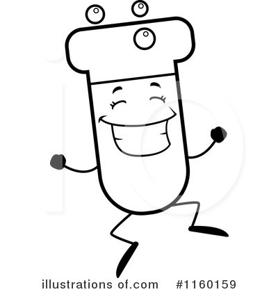 Royalty-Free (RF) Test Tube Clipart Illustration by Cory Thoman - Stock Sample #1160159