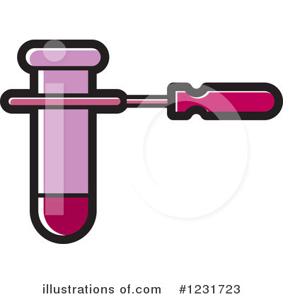 Test Tube Clipart #1231723 by Lal Perera