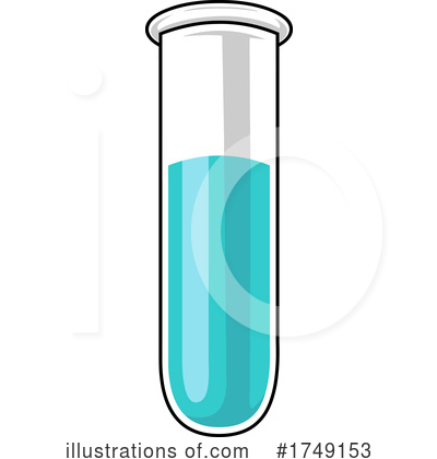 Royalty-Free (RF) Test Tube Clipart Illustration by Hit Toon - Stock Sample #1749153