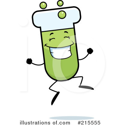 Royalty-Free (RF) Test Tube Clipart Illustration by Cory Thoman - Stock Sample #215555