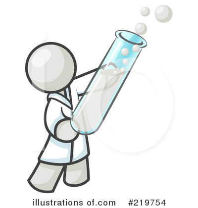 Royalty-Free (RF) Test Tube Clipart Illustration by Leo Blanchette - Stock Sample #219754