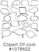 Text Balloons Clipart #1078622 by KJ Pargeter