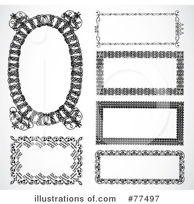 Royalty-Free (RF) Text Box Clipart Illustration by BestVector - Stock Sample #77497