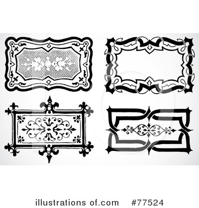 Royalty-Free (RF) Text Box Clipart Illustration by BestVector - Stock Sample #77524