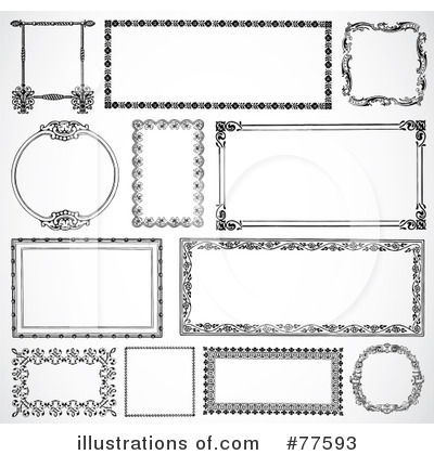 Royalty-Free (RF) Text Box Clipart Illustration by BestVector - Stock Sample #77593