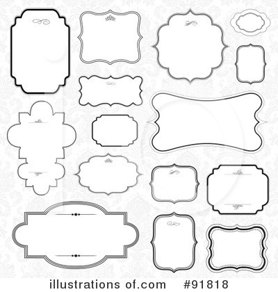 Royalty-Free (RF) Text Box Clipart Illustration by BestVector - Stock Sample #91818