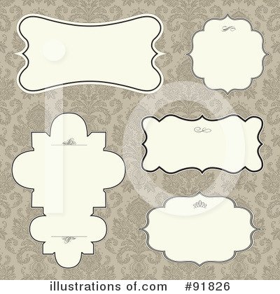 Royalty-Free (RF) Text Box Clipart Illustration by BestVector - Stock Sample #91826