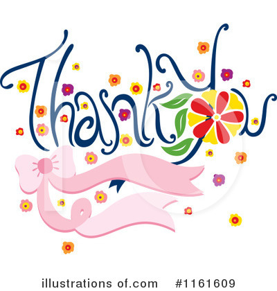 Thank You Clipart #1161609 by Cherie Reve