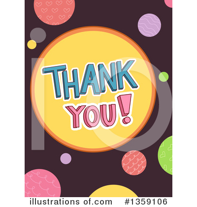 Royalty-Free (RF) Thank You Clipart Illustration by BNP Design Studio - Stock Sample #1359106
