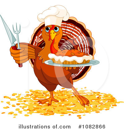 Royalty-Free (RF) Thanksgiving Clipart Illustration by Pushkin - Stock Sample #1082866