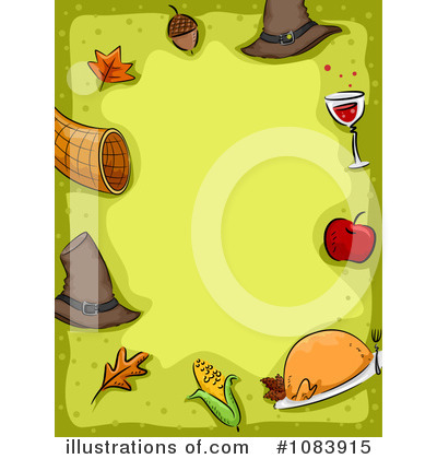 Royalty-Free (RF) Thanksgiving Clipart Illustration by BNP Design Studio - Stock Sample #1083915
