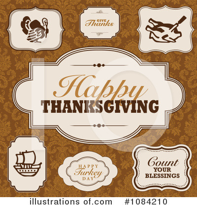 Royalty-Free (RF) Thanksgiving Clipart Illustration by BestVector - Stock Sample #1084210