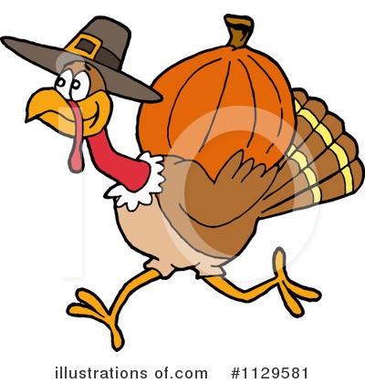 Royalty-Free (RF) Thanksgiving Clipart Illustration by LaffToon - Stock Sample #1129581