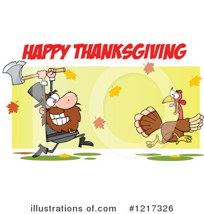Royalty-Free (RF) Thanksgiving Clipart Illustration by Hit Toon - Stock Sample #1217326