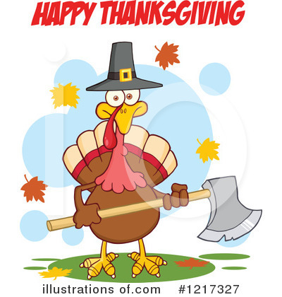 Royalty-Free (RF) Thanksgiving Clipart Illustration by Hit Toon - Stock Sample #1217327