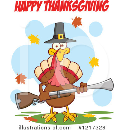 Royalty-Free (RF) Thanksgiving Clipart Illustration by Hit Toon - Stock Sample #1217328
