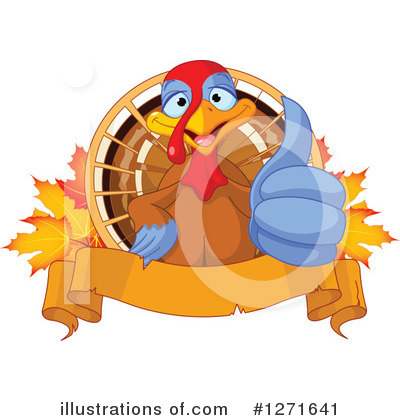 Thanksgiving Turkey Clipart #1271641 by Pushkin