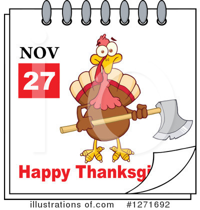 Royalty-Free (RF) Thanksgiving Clipart Illustration by Hit Toon - Stock Sample #1271692