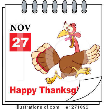 Royalty-Free (RF) Thanksgiving Clipart Illustration by Hit Toon - Stock Sample #1271693